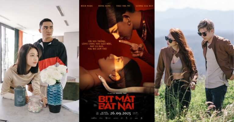 Bích Ngọc sánh đôi cùng Lương Gia Huy – Dũng Bino trong phim điện ảnh “Bịt mắt bắt nai”